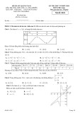 Đề thi thử tốt nghiệp THPT môn Toán năm 2025 - Sở GD&ĐT Quảng Nam