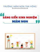 Sáng kiến kinh nghiệm Mầm non: Một số biện pháp nâng cao chất lượng giáo dục trẻ khuyết tật học hòa nhập ở lớp 4-5 tuổi trong trường mầm non