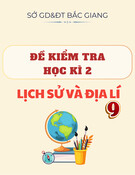 Đề thi học kì 2 môn Lịch sử và Địa lí lớp 9 năm 2024-2025 - Sở GĐ&ĐT Bắc Giang