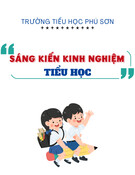 Sáng kiến kinh nghiệm Tiểu học: Sử dụng các ứng dụng (AI) trong việc thiết kế bài giảng tương tác nhằm phát triển kĩ năng sáng tạo cho học sinh lớp 3