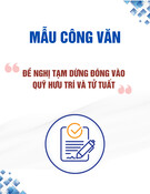 Mẫu Công văn đề nghị tạm dừng đóng vào quỹ hưu trí và tử tuất