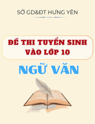 Đề thi tuyển sinh vào lớp 10 môn Ngữ văn năm 2025-2026 có đáp án - Sở GD&ĐT Hưng Yên