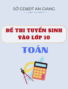 Đề thi tuyển sinh vào lớp 10 môn Toán năm 2025-2026 có đáp án - Sở GD&ĐT An Giang