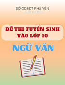 Đề thi tuyển sinh vào lớp 10 môn Ngữ văn năm 2025-2026 có đáp án - Sở GD&ĐT Phú Yên