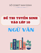 Đề thi tuyển sinh vào lớp 10 môn Ngữ văn năm 2025-2026 có đáp án - Sở GD&ĐT Nam Định