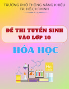 Đề thi tuyển sinh vào lớp 10 môn Hóa học năm 2025 có đáp án - Trường Phổ thông Năng khiếu TP. Hồ Chí Minh