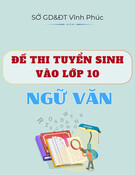 Đề thi tuyển sinh vào lớp 10 môn Ngữ văn năm 2025-2026 có đáp án - Sở GD&ĐT Vĩnh Phúc