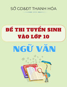 Đề thi tuyển sinh vào lớp 10 môn Ngữ văn năm 2025-2026 có đáp án - Sở GD&ĐT Thanh Hóa