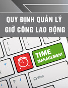 Qui định quản lý giờ công lao động