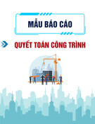 Mẫu Báo cáo Quyết toán công trình
