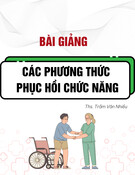 Bài giảng Các phương thức phục hồi chức năng - ThS. Trầm Văn Nhiều