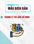 Mẫu Biên bản thanh lý tài sản cố định theo Thông tư số 200/2014/TT-BTC