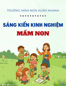 Sáng kiến kinh nghiệm Mầm non: Một số biện pháp phát huy tính tự lập cho trẻ 5-6 tuổi trong trường mầm non