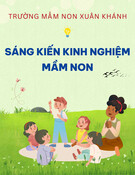 Sáng kiến kinh nghiệm Mầm non: Giáo dục nếp sống thanh lịch, văn minh cho trẻ 5-6 tuổi trong trường mầm non