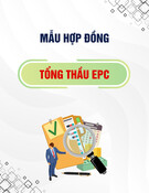 Mẫu Hợp đồng tổng thầu EPC
