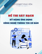 Đề thi sát hạch kỹ năng ứng dụng công nghệ thông tin cơ bản năm 2024 (Thực hành)
