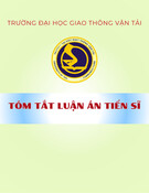 Tóm tắt Luận án Tiến sĩ Quản lý xây dựng: Nghiên cứu quản lý khai thác thiết bị xếp dỡ, cơ giới được đầu tư xây dựng tại các cảng biển container ở Việt Nam