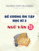 Đề cương ôn tập học kì 2 môn Ngữ văn lớp 11 năm 2024-2025 - Trường THPT An Khánh