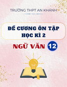 Đề cương ôn tập học kì 2 môn Ngữ văn lớp 12 năm 2024-2025 - Trường THPT An Khánh