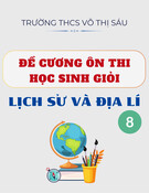 Đề cương ôn thi học sinh giỏi cấp trường môn Lịch sử và Địa lí lớp 8 năm 2024-2025 - Trường THCS Võ Thị Sáu, Nha Trang