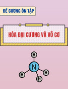 Đề cương ôn tập Hóa đại cương và vô cơ
