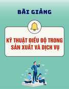 Bài giảng Kỹ thuật điều độ trong sản xuất và dịch vụ