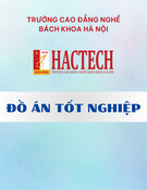Đồ án tốt nghiệp Điện tử viễn thông: Phân loại sản phẩm theo màu sắc bằng robot 5 bậc tự do