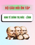 Bộ câu hỏi ôn tập môn Kinh tế chính trị Mác - Lênin