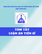Tóm tắt luận án Tiến sĩ: Quan hệ giữa hệ số hilbert hiệu chỉnh và môđun Cohen-Macaulay suy rộng dãy