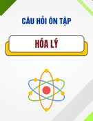 Câu hỏi ôn tập Hóa lý