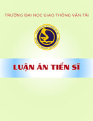 Luận án Tiến sĩ: Phân tích phi tuyến về ổn định và động lực của cấu kiện tấm - vỏ nanocomposite có gân tăng cứng trong kết cấu công trình