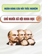 Ngân hàng câu hỏi ôn thi trắc nghiệm học phần Chủ nghĩa xã hội khoa học