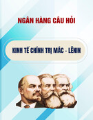 Ngân hàng câu hỏi học phần Kinh tế chính trị Mác - Lênin