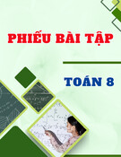 Phiếu bài tập Toán 8