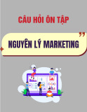 Câu hỏi ôn tập môn Nguyên lý marketing