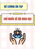 Đề cương ôn tập Chủ nghĩa xã hội khoa học có đáp án