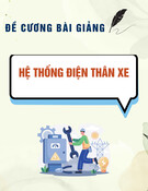 Đề cương bài giảng Hệ thống điện thân xe
