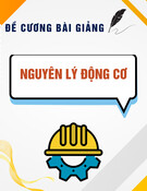 Đề cương bài giảng Nguyên lý động cơ