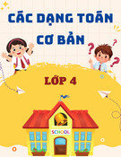 Các dạng toán lớp 4 cơ bản