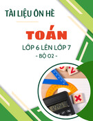 Tài liệu ôn hè môn Toán lớp 6 lên lớp 7 (bộ 2) tốt nhất
