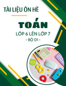 Tài liệu ôn hè môn Toán lớp 6 lên lớp 7 (bộ 1) - Tuyển tập bài tập và đề thi