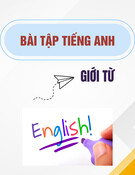 Bài tập Tiếng Anh: Giới từ