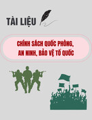 Chính sách quốc phòng, an ninh, bảo vệ Tổ quốc