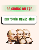 Đề cương ôn tập môn Kinh tế chính trị Mác-Lênin