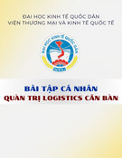 Bài tập cá nhân: Ứng dụng IoT trong ngành Logistics