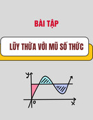Bài tập Lũy thừa với mũ số thức