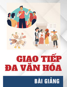Bài giảng Giao tiếp đa văn hóa: Bài 3 - Giao tiếp phi ngôn ngữ