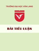 Bài tiểu luận: Định nghĩa và vai trò chuỗi cung ứng; lựa chọn nhà cung ứng