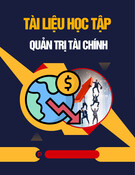 Tài liệu học tập Quản trị tài chính
