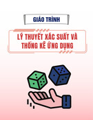 Giáo trình Lý thuyết xác suất và thống kê ứng dụng (Dành cho chương trình chất lượng cao)